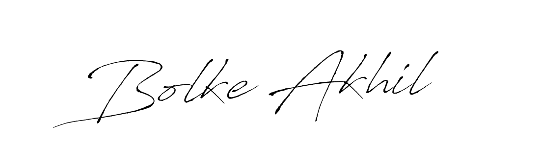 Similarly Antro_Vectra is the best handwritten signature design. Signature creator online .You can use it as an online autograph creator for name Bolke Akhil. Bolke Akhil signature style 6 images and pictures png