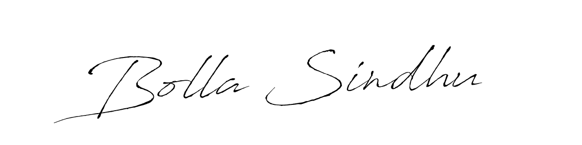 Make a beautiful signature design for name Bolla Sindhu. With this signature (Antro_Vectra) style, you can create a handwritten signature for free. Bolla Sindhu signature style 6 images and pictures png