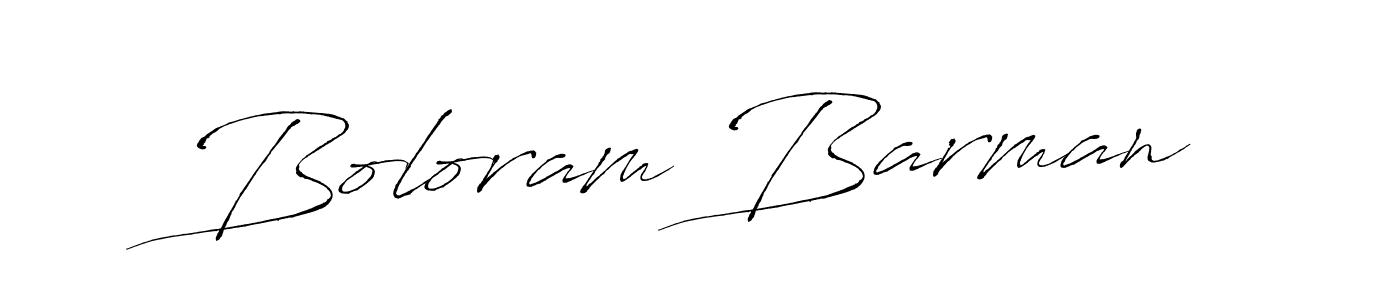 Boloram Barman stylish signature style. Best Handwritten Sign (Antro_Vectra) for my name. Handwritten Signature Collection Ideas for my name Boloram Barman. Boloram Barman signature style 6 images and pictures png