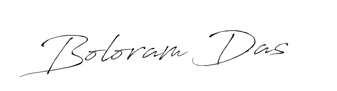 Make a beautiful signature design for name Boloram Das. With this signature (Antro_Vectra) style, you can create a handwritten signature for free. Boloram Das signature style 6 images and pictures png