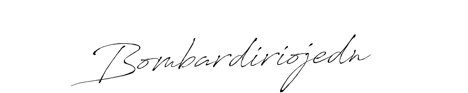 How to make Bombardiriojedn signature? Antro_Vectra is a professional autograph style. Create handwritten signature for Bombardiriojedn name. Bombardiriojedn signature style 6 images and pictures png