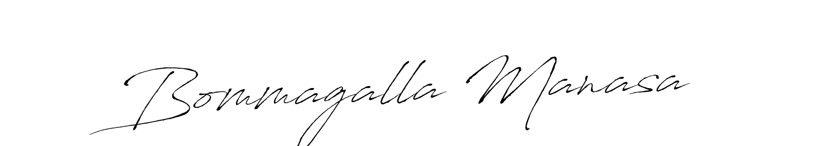 Also we have Bommagalla Manasa name is the best signature style. Create professional handwritten signature collection using Antro_Vectra autograph style. Bommagalla Manasa signature style 6 images and pictures png