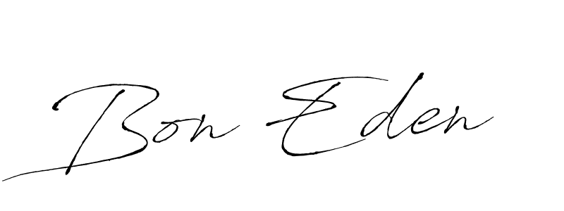 Use a signature maker to create a handwritten signature online. With this signature software, you can design (Antro_Vectra) your own signature for name Bon Eden. Bon Eden signature style 6 images and pictures png