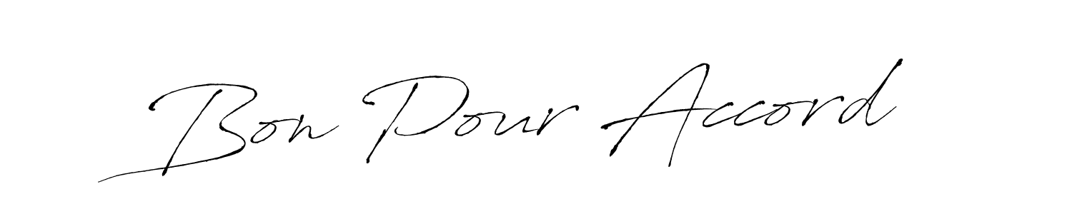 Make a beautiful signature design for name Bon Pour Accord. With this signature (Antro_Vectra) style, you can create a handwritten signature for free. Bon Pour Accord signature style 6 images and pictures png