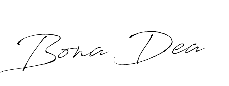 Design your own signature with our free online signature maker. With this signature software, you can create a handwritten (Antro_Vectra) signature for name Bona Dea. Bona Dea signature style 6 images and pictures png