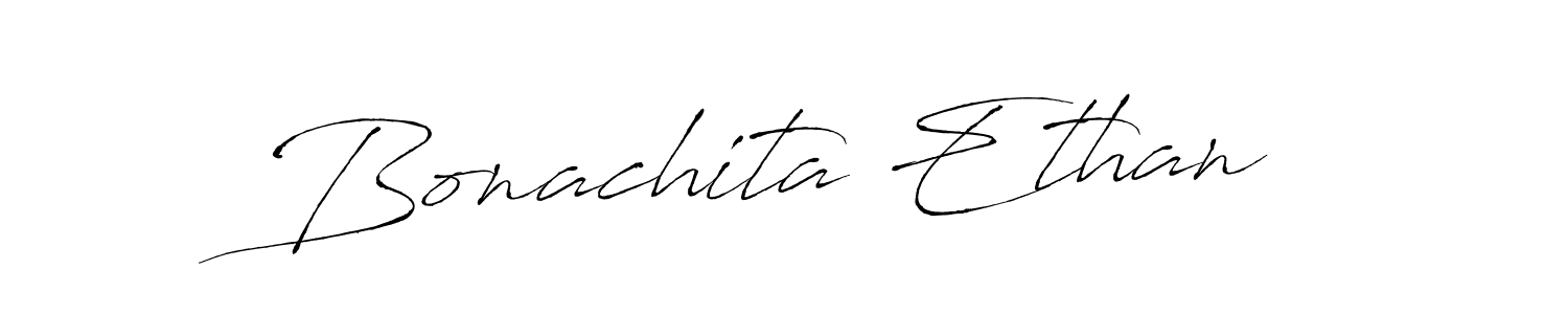 How to make Bonachita Ethan signature? Antro_Vectra is a professional autograph style. Create handwritten signature for Bonachita Ethan name. Bonachita Ethan signature style 6 images and pictures png