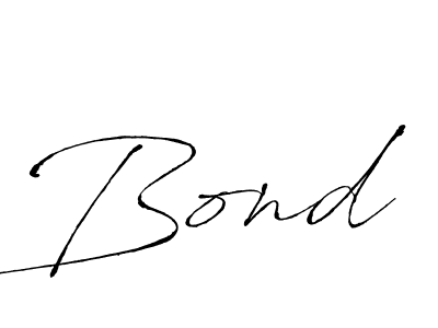 Make a beautiful signature design for name Bond. With this signature (Antro_Vectra) style, you can create a handwritten signature for free. Bond signature style 6 images and pictures png