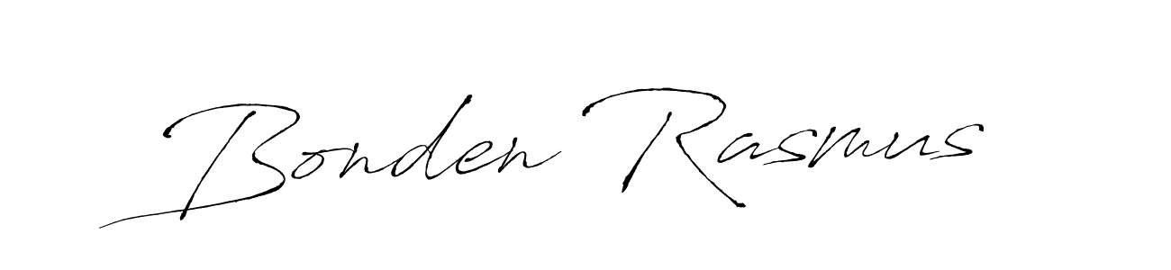 Antro_Vectra is a professional signature style that is perfect for those who want to add a touch of class to their signature. It is also a great choice for those who want to make their signature more unique. Get Bonden Rasmus name to fancy signature for free. Bonden Rasmus signature style 6 images and pictures png