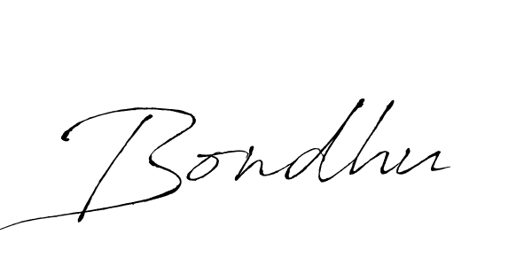 Once you've used our free online signature maker to create your best signature Antro_Vectra style, it's time to enjoy all of the benefits that Bondhu name signing documents. Bondhu signature style 6 images and pictures png