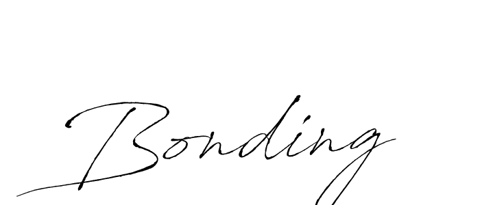 Make a beautiful signature design for name Bonding. With this signature (Antro_Vectra) style, you can create a handwritten signature for free. Bonding signature style 6 images and pictures png