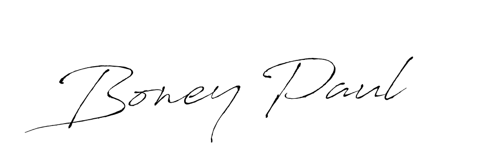 How to make Boney Paul name signature. Use Antro_Vectra style for creating short signs online. This is the latest handwritten sign. Boney Paul signature style 6 images and pictures png