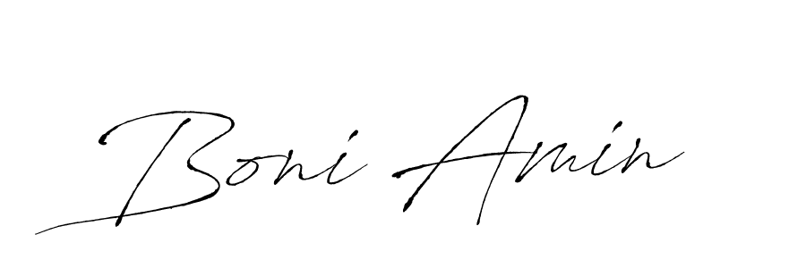 Once you've used our free online signature maker to create your best signature Antro_Vectra style, it's time to enjoy all of the benefits that Boni Amin name signing documents. Boni Amin signature style 6 images and pictures png