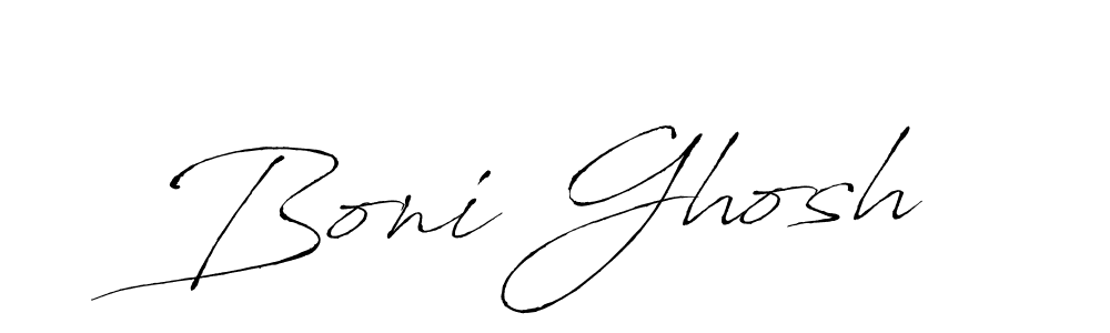 Use a signature maker to create a handwritten signature online. With this signature software, you can design (Antro_Vectra) your own signature for name Boni Ghosh. Boni Ghosh signature style 6 images and pictures png