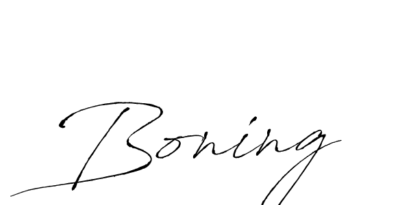 Also we have Boning name is the best signature style. Create professional handwritten signature collection using Antro_Vectra autograph style. Boning signature style 6 images and pictures png
