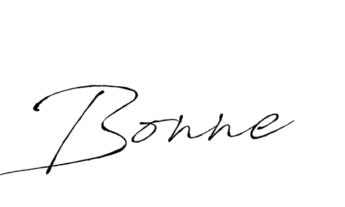 Bonne stylish signature style. Best Handwritten Sign (Antro_Vectra) for my name. Handwritten Signature Collection Ideas for my name Bonne. Bonne signature style 6 images and pictures png