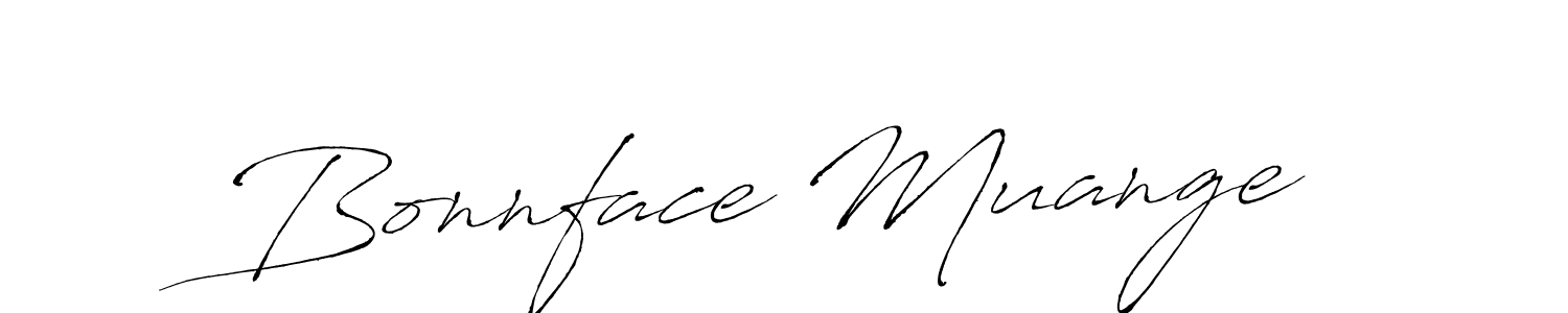 Also You can easily find your signature by using the search form. We will create Bonnface Muange name handwritten signature images for you free of cost using Antro_Vectra sign style. Bonnface Muange signature style 6 images and pictures png