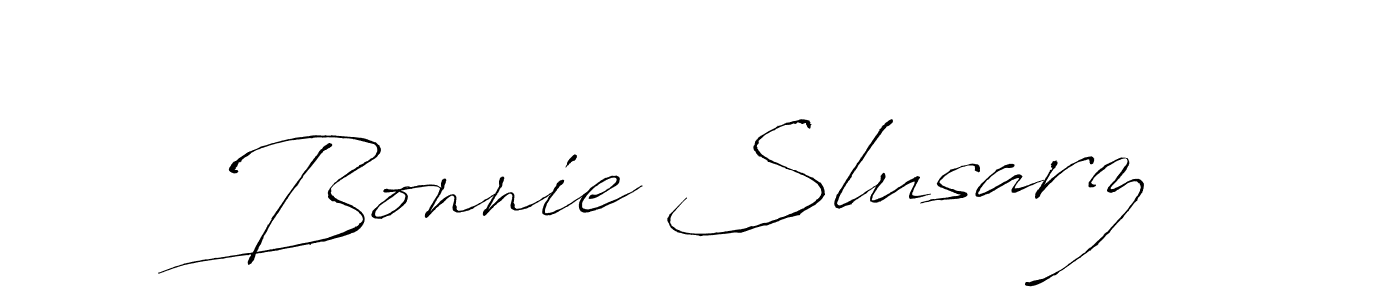 Make a beautiful signature design for name Bonnie Slusarz. With this signature (Antro_Vectra) style, you can create a handwritten signature for free. Bonnie Slusarz signature style 6 images and pictures png