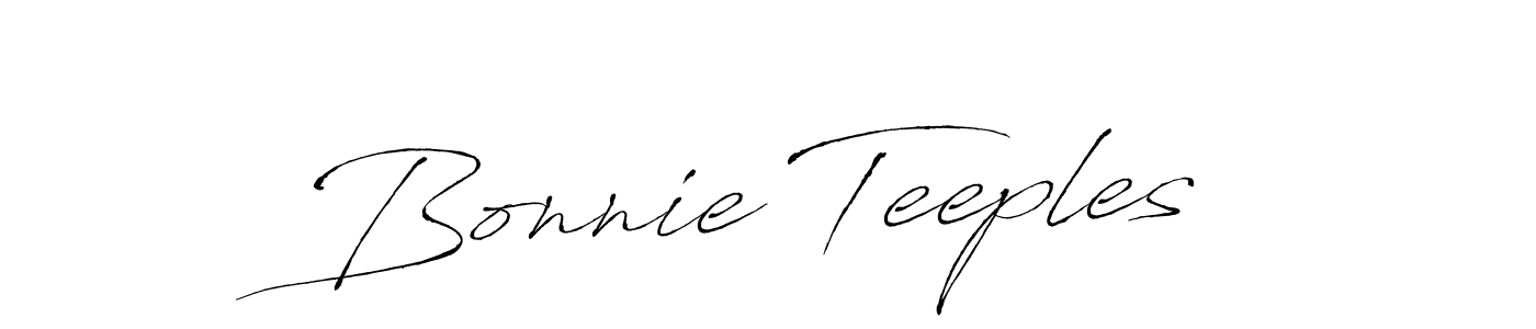 Bonnie Teeples stylish signature style. Best Handwritten Sign (Antro_Vectra) for my name. Handwritten Signature Collection Ideas for my name Bonnie Teeples. Bonnie Teeples signature style 6 images and pictures png