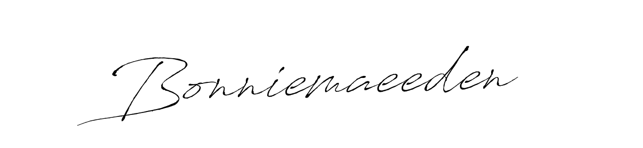 Design your own signature with our free online signature maker. With this signature software, you can create a handwritten (Antro_Vectra) signature for name Bonniemaeeden. Bonniemaeeden signature style 6 images and pictures png