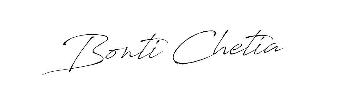 Make a beautiful signature design for name Bonti Chetia. Use this online signature maker to create a handwritten signature for free. Bonti Chetia signature style 6 images and pictures png