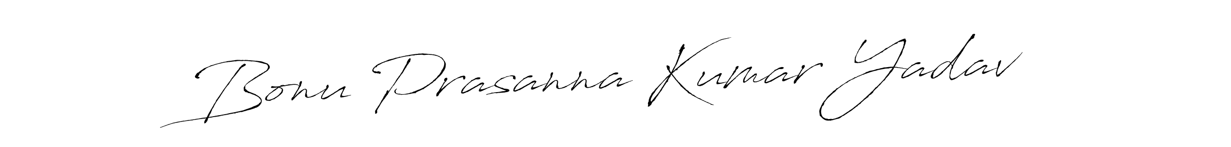 if you are searching for the best signature style for your name Bonu Prasanna Kumar Yadav. so please give up your signature search. here we have designed multiple signature styles  using Antro_Vectra. Bonu Prasanna Kumar Yadav signature style 6 images and pictures png