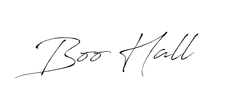 Also we have Boo Hall name is the best signature style. Create professional handwritten signature collection using Antro_Vectra autograph style. Boo Hall signature style 6 images and pictures png