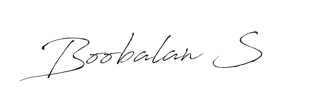 Similarly Antro_Vectra is the best handwritten signature design. Signature creator online .You can use it as an online autograph creator for name Boobalan S. Boobalan S signature style 6 images and pictures png