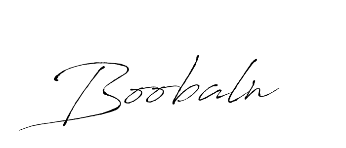 Make a beautiful signature design for name Boobaln. With this signature (Antro_Vectra) style, you can create a handwritten signature for free. Boobaln signature style 6 images and pictures png