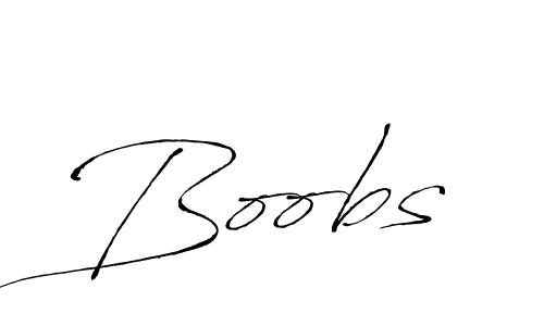 Make a beautiful signature design for name Boobs. With this signature (Antro_Vectra) style, you can create a handwritten signature for free. Boobs signature style 6 images and pictures png