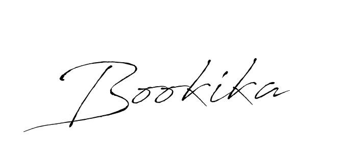 Make a beautiful signature design for name Bookika. With this signature (Antro_Vectra) style, you can create a handwritten signature for free. Bookika signature style 6 images and pictures png