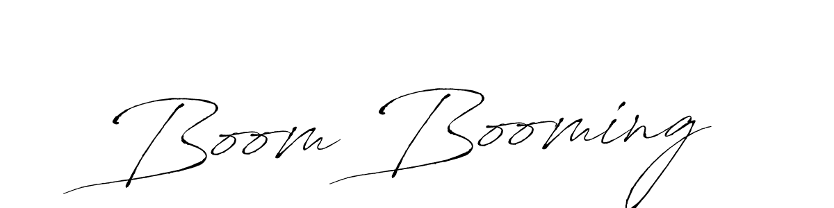 Design your own signature with our free online signature maker. With this signature software, you can create a handwritten (Antro_Vectra) signature for name Boom Booming. Boom Booming signature style 6 images and pictures png