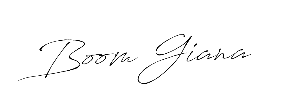 Once you've used our free online signature maker to create your best signature Antro_Vectra style, it's time to enjoy all of the benefits that Boom Giana name signing documents. Boom Giana signature style 6 images and pictures png