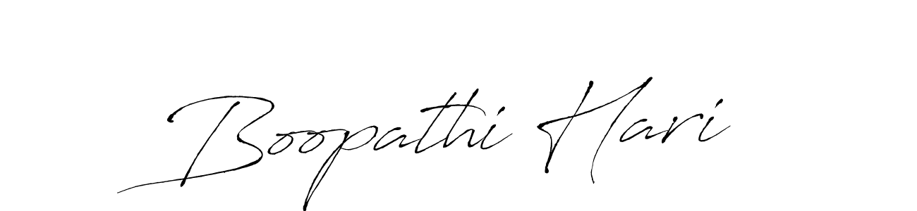 You should practise on your own different ways (Antro_Vectra) to write your name (Boopathi Hari) in signature. don't let someone else do it for you. Boopathi Hari signature style 6 images and pictures png