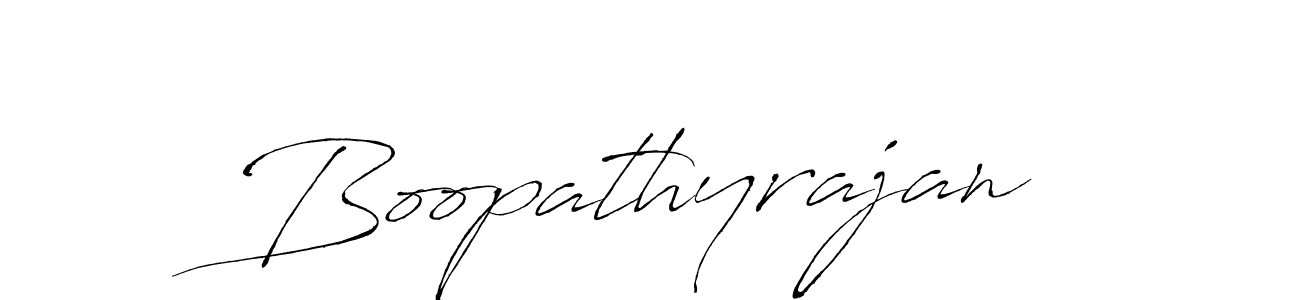 Design your own signature with our free online signature maker. With this signature software, you can create a handwritten (Antro_Vectra) signature for name Boopathyrajan. Boopathyrajan signature style 6 images and pictures png