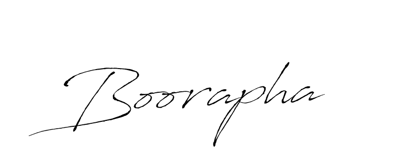 How to make Boorapha signature? Antro_Vectra is a professional autograph style. Create handwritten signature for Boorapha name. Boorapha signature style 6 images and pictures png