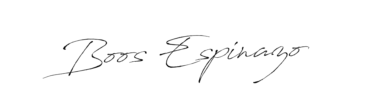 How to make Boos Espinazo signature? Antro_Vectra is a professional autograph style. Create handwritten signature for Boos Espinazo name. Boos Espinazo signature style 6 images and pictures png