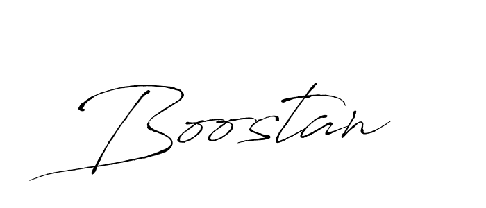 Use a signature maker to create a handwritten signature online. With this signature software, you can design (Antro_Vectra) your own signature for name Boostan. Boostan signature style 6 images and pictures png