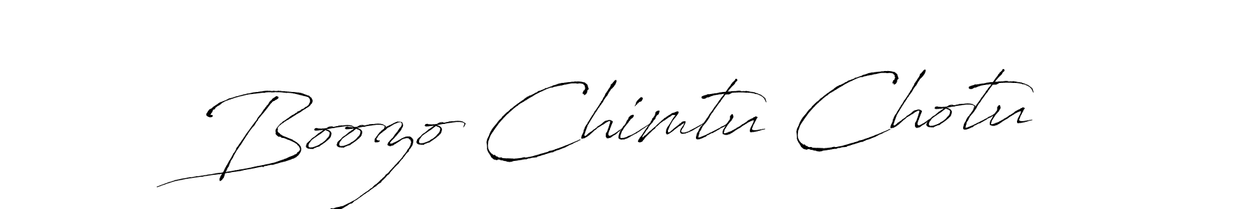 Boozo Chimtu Chotu stylish signature style. Best Handwritten Sign (Antro_Vectra) for my name. Handwritten Signature Collection Ideas for my name Boozo Chimtu Chotu. Boozo Chimtu Chotu signature style 6 images and pictures png