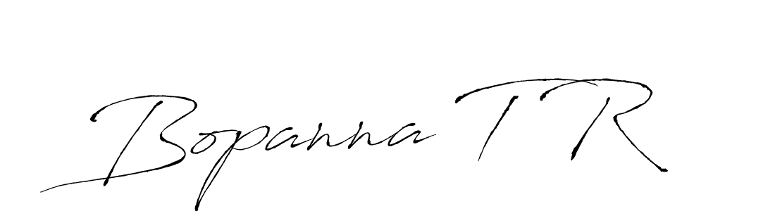 This is the best signature style for the Bopanna T R name. Also you like these signature font (Antro_Vectra). Mix name signature. Bopanna T R signature style 6 images and pictures png