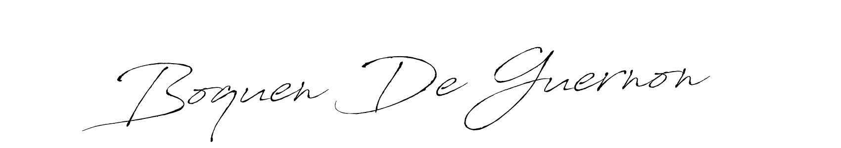 You should practise on your own different ways (Antro_Vectra) to write your name (Boquen De Guernon) in signature. don't let someone else do it for you. Boquen De Guernon signature style 6 images and pictures png