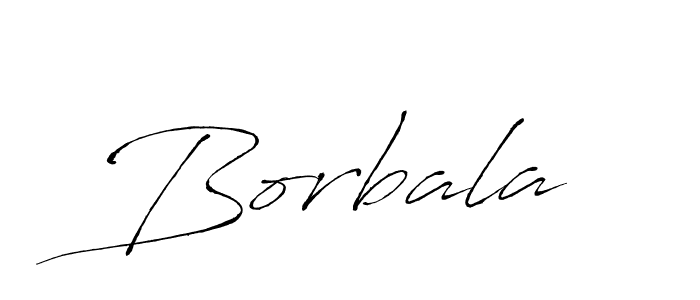 How to make Borbala signature? Antro_Vectra is a professional autograph style. Create handwritten signature for Borbala name. Borbala signature style 6 images and pictures png