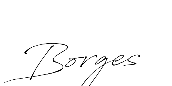 Create a beautiful signature design for name Borges. With this signature (Antro_Vectra) fonts, you can make a handwritten signature for free. Borges signature style 6 images and pictures png