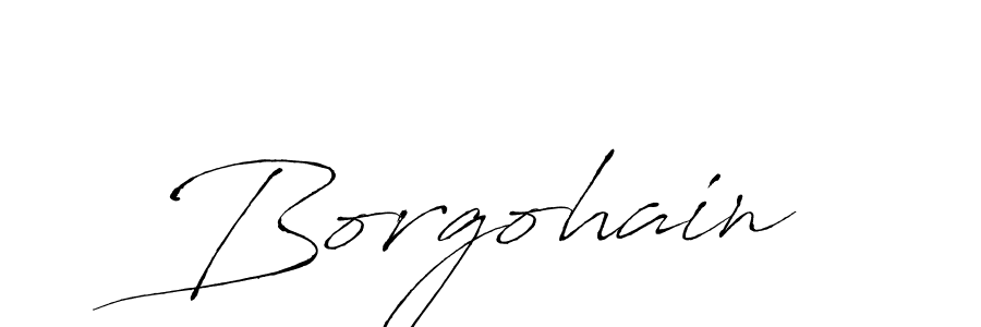 How to make Borgohain signature? Antro_Vectra is a professional autograph style. Create handwritten signature for Borgohain name. Borgohain signature style 6 images and pictures png