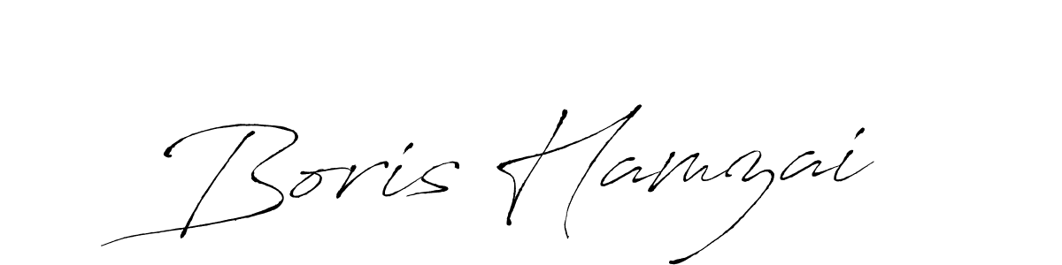 Create a beautiful signature design for name Boris Hamzai. With this signature (Antro_Vectra) fonts, you can make a handwritten signature for free. Boris Hamzai signature style 6 images and pictures png