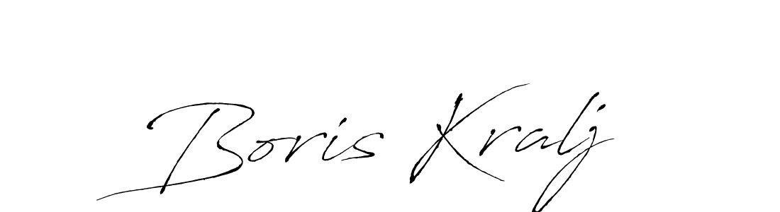 Create a beautiful signature design for name Boris Kralj. With this signature (Antro_Vectra) fonts, you can make a handwritten signature for free. Boris Kralj signature style 6 images and pictures png