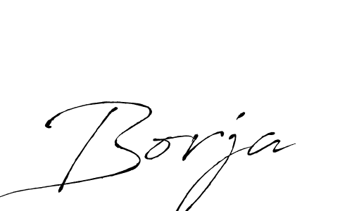 Use a signature maker to create a handwritten signature online. With this signature software, you can design (Antro_Vectra) your own signature for name Borja. Borja signature style 6 images and pictures png