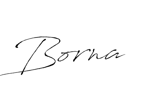 Borna stylish signature style. Best Handwritten Sign (Antro_Vectra) for my name. Handwritten Signature Collection Ideas for my name Borna. Borna signature style 6 images and pictures png