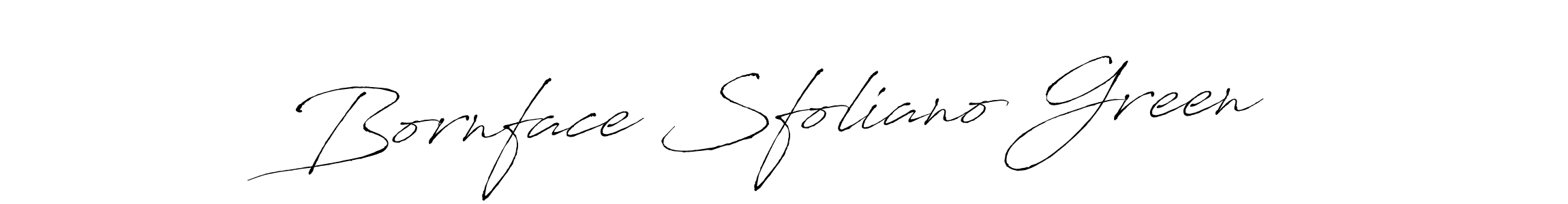 Similarly Antro_Vectra is the best handwritten signature design. Signature creator online .You can use it as an online autograph creator for name Bornface Sfoliano Green. Bornface Sfoliano Green signature style 6 images and pictures png