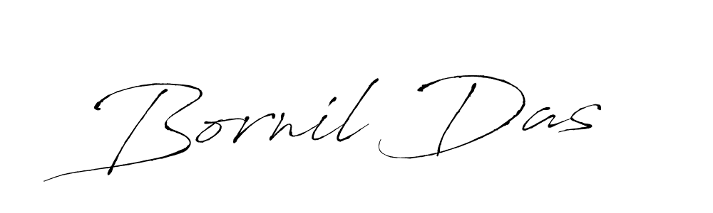 How to make Bornil Das signature? Antro_Vectra is a professional autograph style. Create handwritten signature for Bornil Das name. Bornil Das signature style 6 images and pictures png