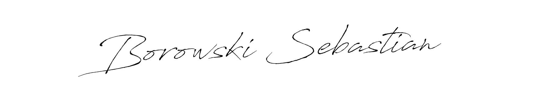 Make a beautiful signature design for name Borowski Sebastian. With this signature (Antro_Vectra) style, you can create a handwritten signature for free. Borowski Sebastian signature style 6 images and pictures png